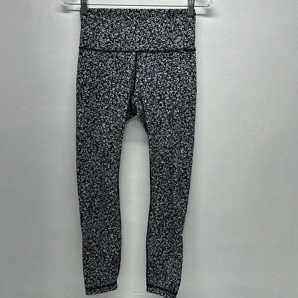 Lululemon Wunder Under Hi-Rise 7/8 Tight Full-On Luxtreme Daisy Dust Alpine 6 - Picture 1 of 9